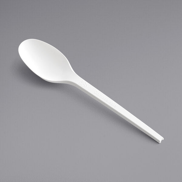 Medium Weight White Plastic spoon - 1000/Case