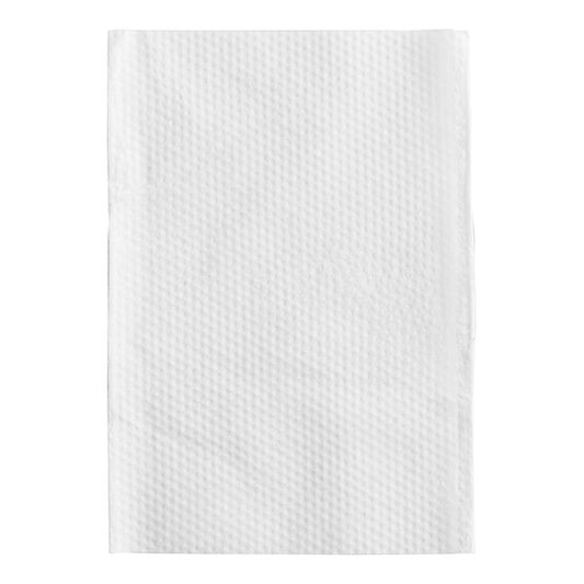 White 1-Ply Wide Interfold 6 1/2" x 8 1/2" Dispenser Napkin - 6000/Case