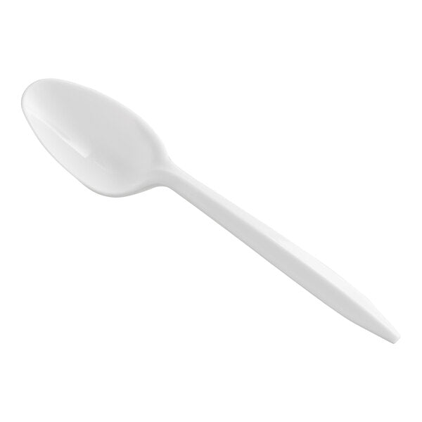 Medium Weight White Plastic spoon - 1000/Case