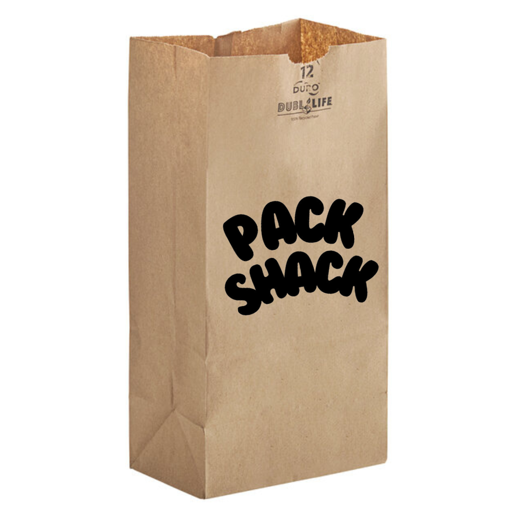 (PG9) Duro 12 lb. Brown Paper Bag - 500/Bundle