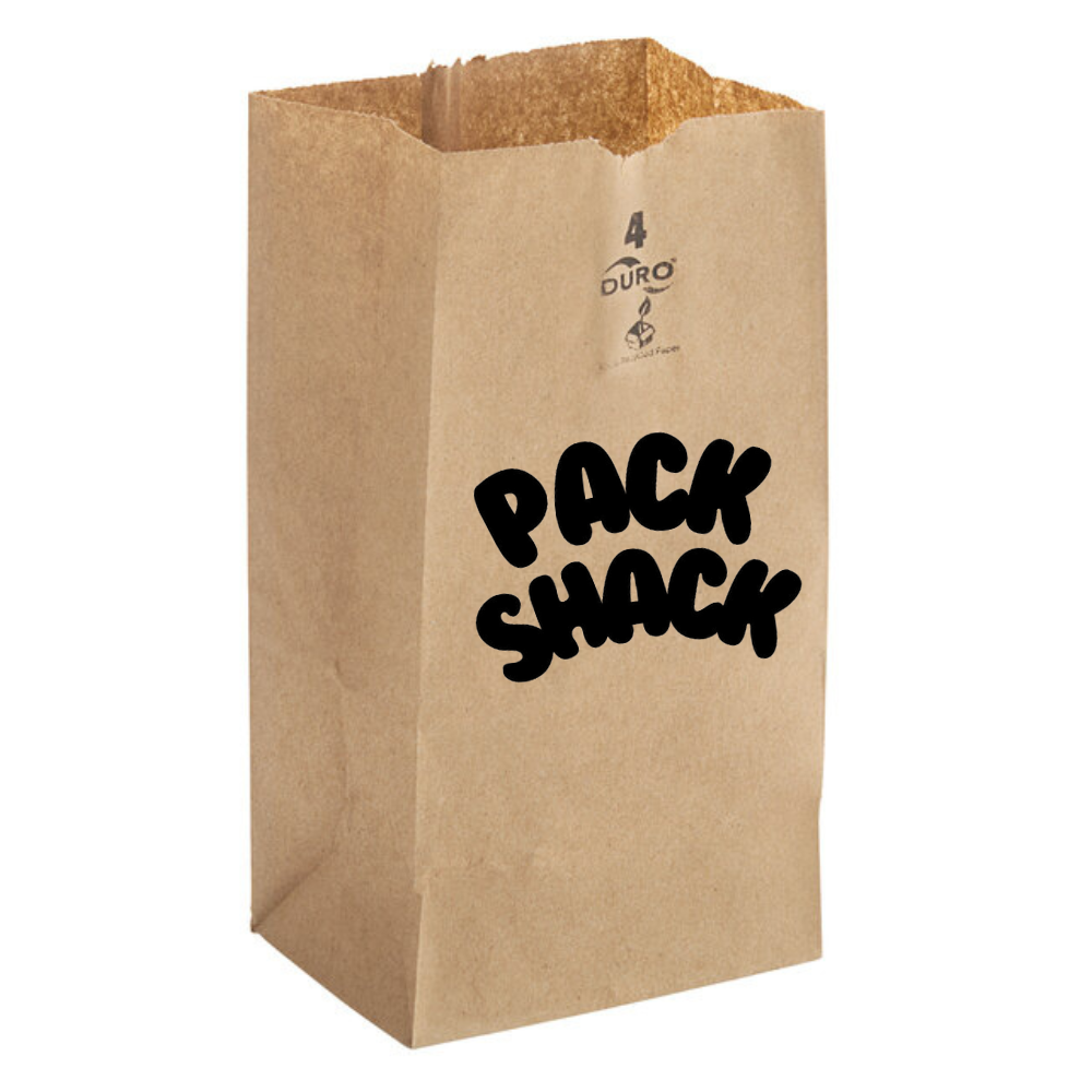 (PG5) Duro 4 lb. Brown Paper Bag - 500/Bundle